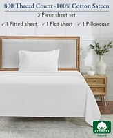 Luxury Bed Sheets Set - 800 Thread Count 100% Cotton Sheets, Deep Pocket, Soft, Cool & Breathable
