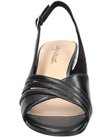 Easy Street Women's Teton Buckle Slingback Dress Sandals