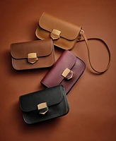 Fossil Lennox Flap Leather Crossbody Bag