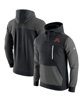 Men's Nike Black Minnesota Golden Gophers Av-15 2.0 Slim Fit Pullover Hoodie