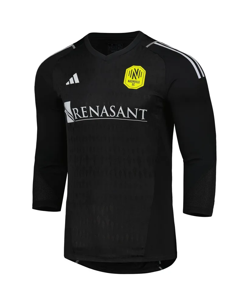 Men's adidas Black Nashville Sc 2023 Goalkeeper Long Sleeve Replica Jersey