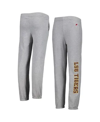 Big Boys League Collegiate Wear Gray Lsu Tigers Essential Pants