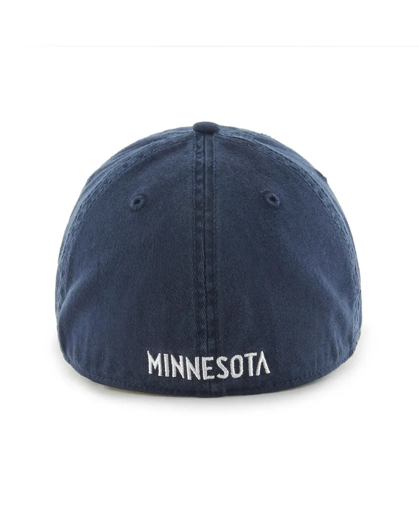 Men's '47 Brand Navy Minnesota Timberwolves Classic Franchise Fitted Hat