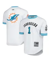 Men's Pro Standard Tua Tagovailoa White Miami Dolphins Player Name and Number Mesh T-shirt