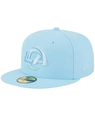 Men's New Era Light Blue Los Angeles Rams Color Pack Brights 59FIFTY Fitted Hat