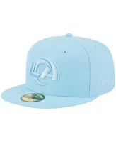 Men's New Era Light Blue Los Angeles Rams Color Pack Brights 59FIFTY Fitted Hat