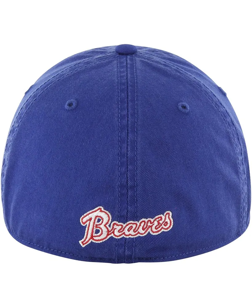 Men's '47 Brand Royal Atlanta Braves Sure Shot Classic Franchise Fitted Hat