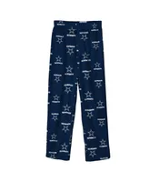 Big Boys Navy Dallas Cowboys Team-Colored Printed Pajama Pants