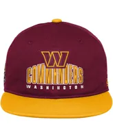 Youth Boys and Girls Burgundy Washington Commanders Legacy Dead stock Snapback Hat