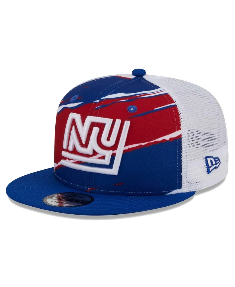 Men's New Era Royal New York Giants Historic Tear Trucker 9FIFTY Snapback Hat