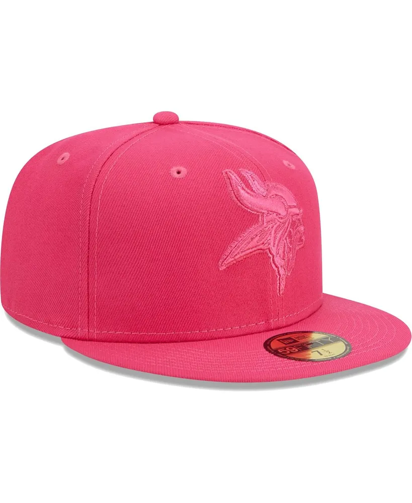 Men's New Era Pink Minnesota Vikings Color Pack 59FIFTY Fitted Hat