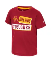 Toddler Boys and Girls Colosseum Cardinal Iowa State Cyclones No Vacancy T-shirt