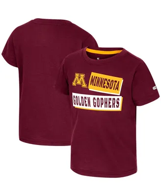 Toddler Boys and Girls Colosseum Maroon Minnesota Golden Gophers No Vacancy T-shirt