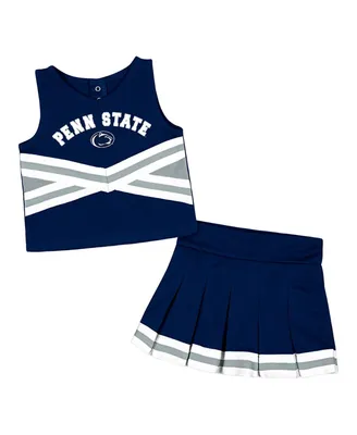 Girls Toddler Colosseum Navy Penn State Nittany Lions Carousel Cheerleader Set