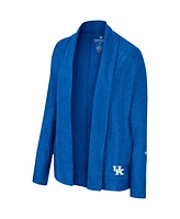 Women's Colosseum Royal Kentucky Wildcats Morningside Cardigan Sweater