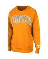 Women's Colosseum Tennessee Orange Volunteers Campanile Pullover Sweatshirt