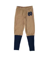 Preschool Boys and Girls Notre Dame Fighting Irish Pajama Set - Navy Blue