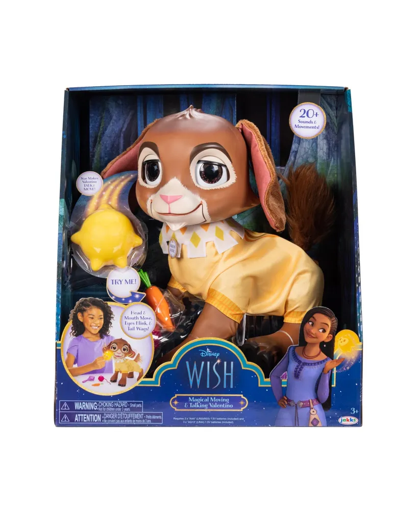 Disney Wish Walk 'N Talk Valentino Plush Fainting Goat, 11 Interactive  Plush Toy, Stuffed Animal with Sounds and Motion
