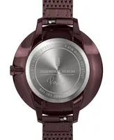 Lilienthal Berlin Women's Rosalux Burgundy Kiss Burgundy Stainless Steel Mesh 30mm