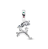 Pandora Cubic Zirconia Magical Christmas Reindeer Dangle Charm