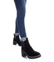 Women's Suede Ankle Booties By Xti