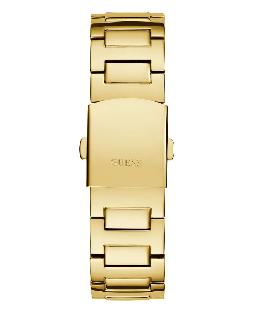 Guess Men's Analog Gold-Tone Stainless Steel Watch 42mm - Gold