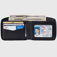 Alpine Swiss Zipper Bifold Wallet for Men Women Rfid Protected Genuine Leather