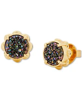 kate spade new york Gold-Tone Glam Gems Stud Earrings