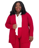 Kasper Women's Open-Front Cardigan, Regular & Plus Sizes