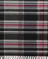 V. Fraas Men's Cashmere Large Plaid Scarf