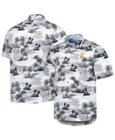 Men's Tommy Bahama Black Arizona State Sun Devils Tropical Horizons Button-Up Shirt