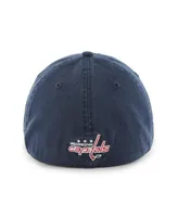 Men's '47 Brand Navy Washington Capitals Classic Franchise Fitted Hat