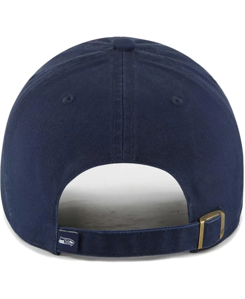 Women's '47 Brand College Navy Seattle Seahawks Sidney Clean Up Adjustable Hat