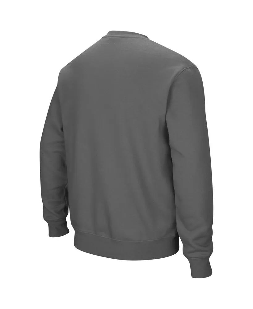 Men's Colosseum Charcoal Kentucky Wildcats Arch & Logo Pullover Sweatshirt