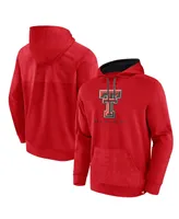 Men's Fanatics Red Texas Tech Raiders Defender Pullover Hoodie