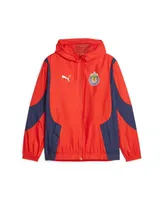 Men's Puma Red Chivas 2023/24 Pre-Match Anthem Full-Zip Hoodie Jacket