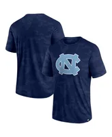 Men's Fanatics Navy North Carolina Tar Heels Camo Logo T-shirt