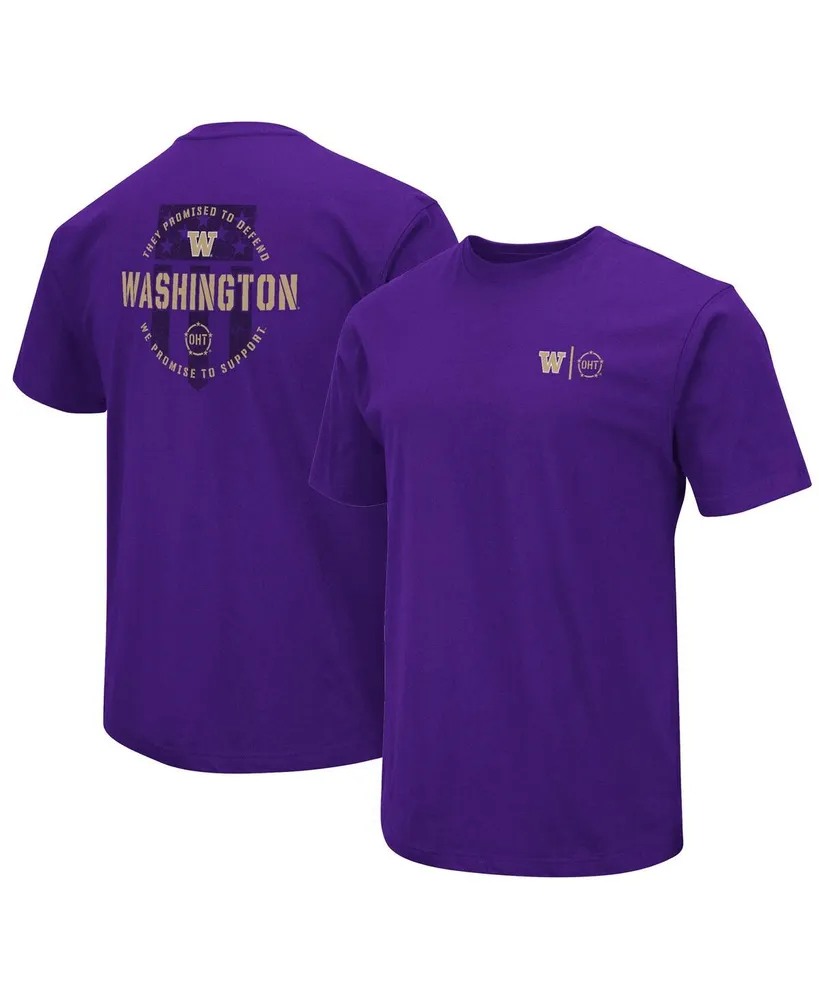 Men's Colosseum Purple Washington Huskies Oht Military-Inspired Appreciation T-shirt