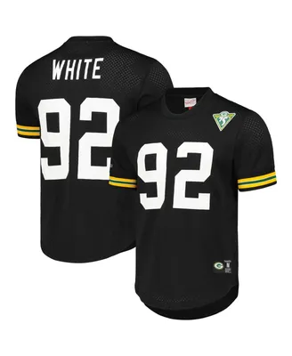 Men's Mitchell & Ness Reggie White Black Green Bay Packers