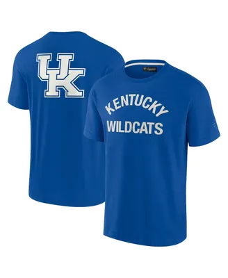 Men's and Women's Fanatics Signature Royal Kentucky Wildcats Super Soft Short Sleeve T-shirt