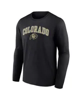 Men's Fanatics Black Colorado Buffaloes Campus Long Sleeve T-shirt