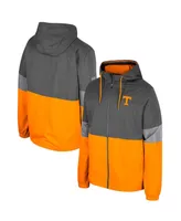 Men's Colosseum Charcoal Tennessee Volunteers Miles Full-Zip Jacket