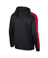 Men's Colosseum Black Alabama Crimson Tide Reese Full-Zip Hoodie