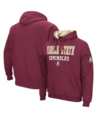 Men's Colosseum Garnet Florida State Seminoles Sunrise Pullover Hoodie