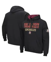 Men's Colosseum Black Florida State Seminoles Sunrise Pullover Hoodie