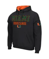 Men's Colosseum Miami Hurricanes Sunrise Pullover Hoodie