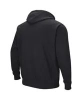 Men's Colosseum Black Army Knights Double Arch Pullover Hoodie