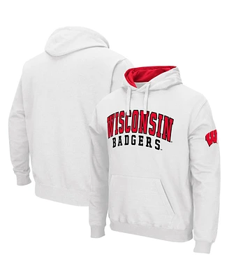 Colosseum Men's Wisconsin Badgers Double Arch Pullover Hoodie