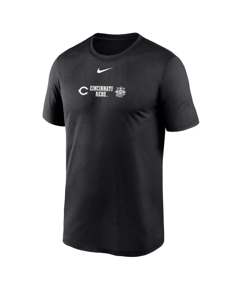 Men's Nike Black Cincinnati Reds Fashion Over Shoulder Logo Legend T-shirt