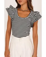 Petal and Pup Womens Martina Ribbed Top